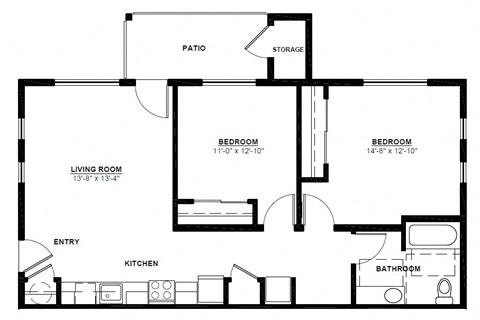 a floor plan of a house
